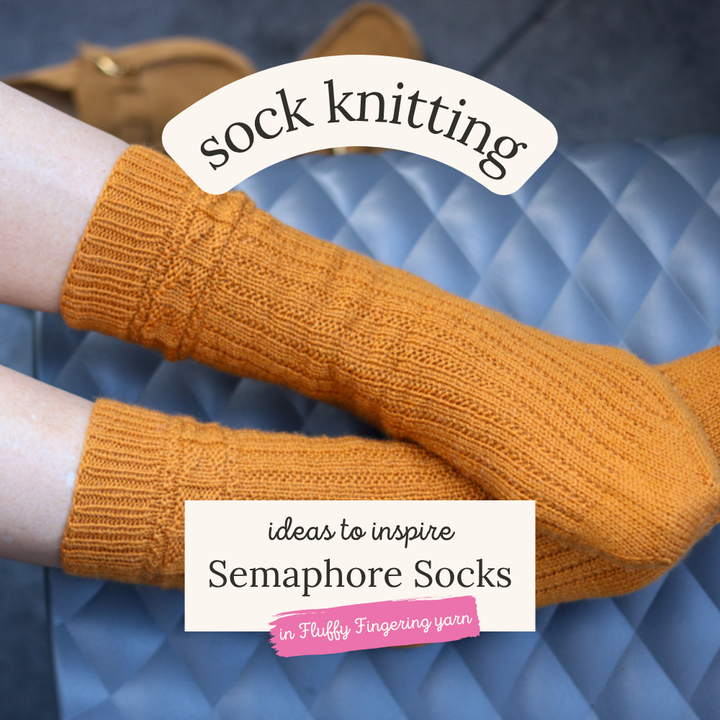 Let Your Knitting Speak with Semaphore Socks
