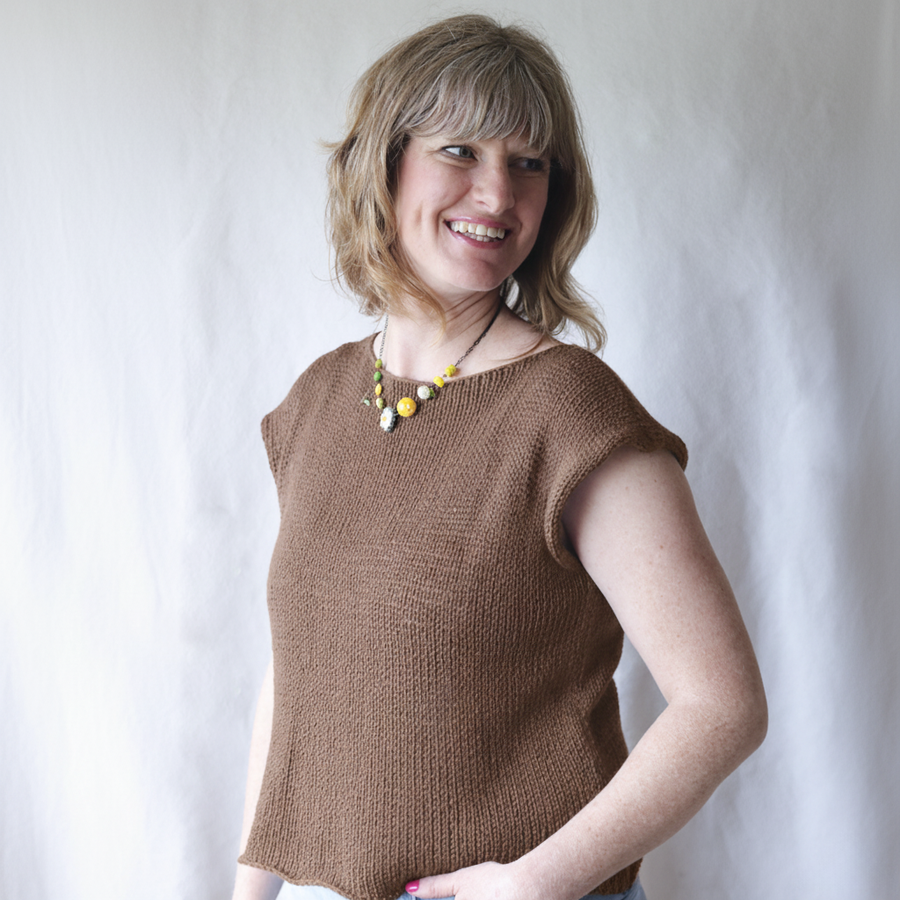 Temperature Tee FREE Tank Top Knitting Pattern for All Sizes