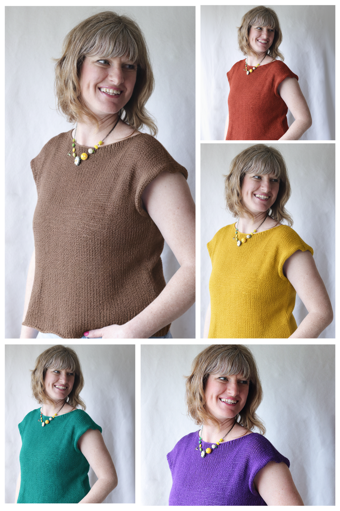 Temperature Tee FREE Tank Top Knitting Pattern for All Sizes