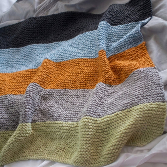 Big Bouncy Baby Blanket FREE PDF Knitting Pattern – Ewe Ewe Yarns