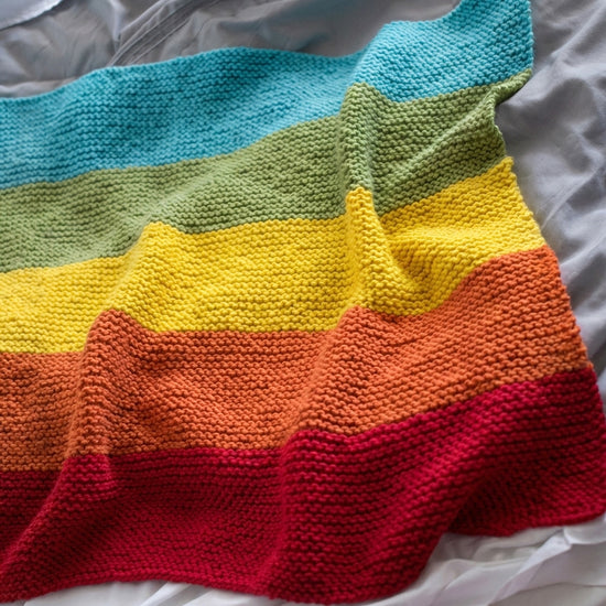 Big Bouncy Baby Blanket FREE PDF Knitting Pattern – Ewe Ewe Yarns