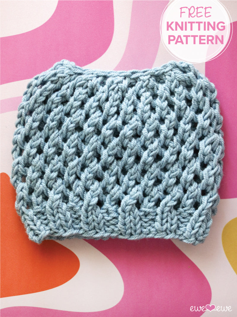 Hour and a Half Hat FREE Beanie Knitting Pattern PDF
