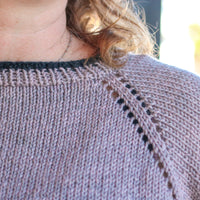 Pop Your Color Pullover PDF Sweater Knitting Pattern
