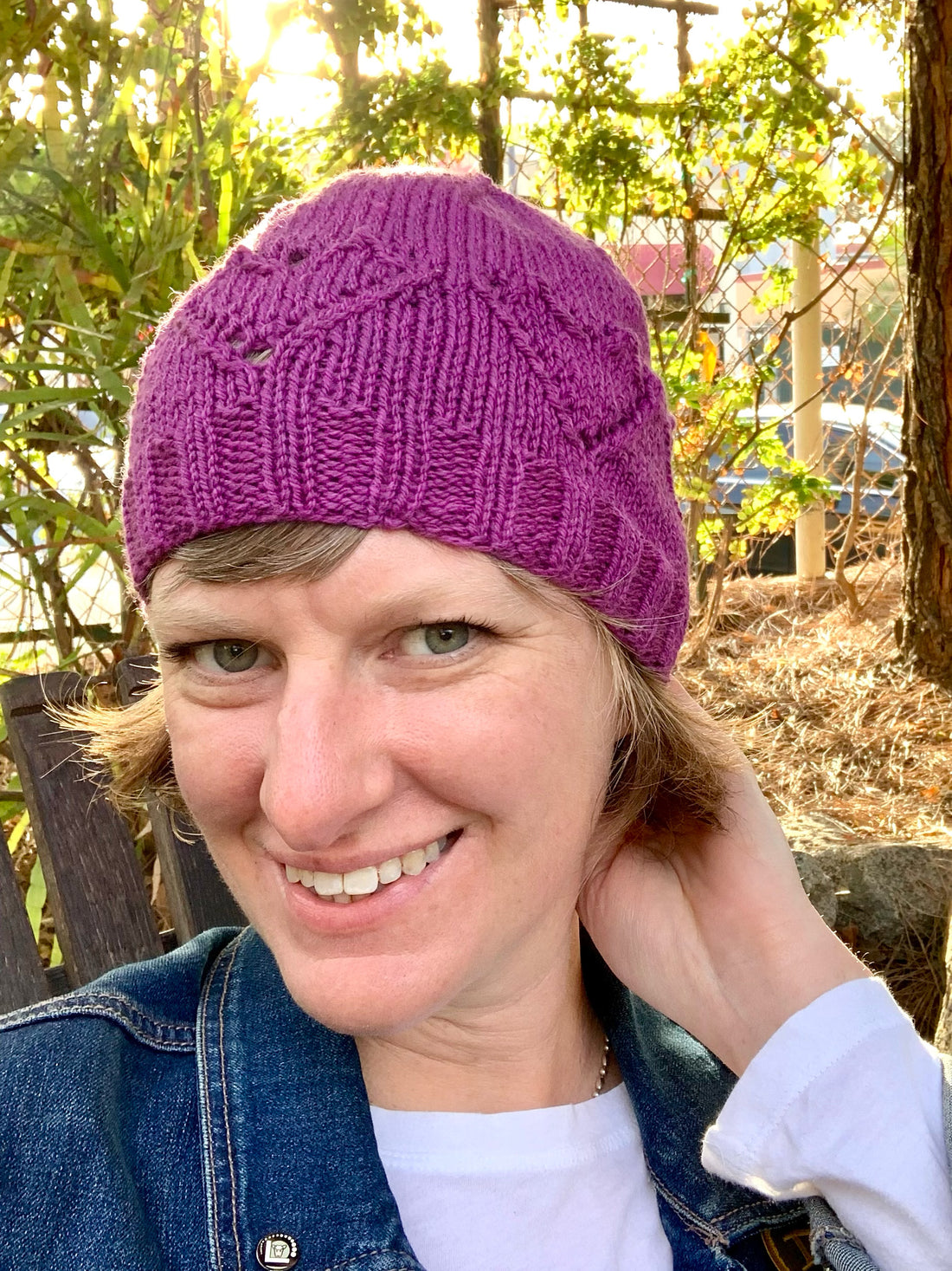 Ewe Heart Hat FREE Lace Hat PDF Knitting Pattern