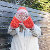 Two Tone Hat & Mitts – Crochet Pattern PDF by Toni Lipsey