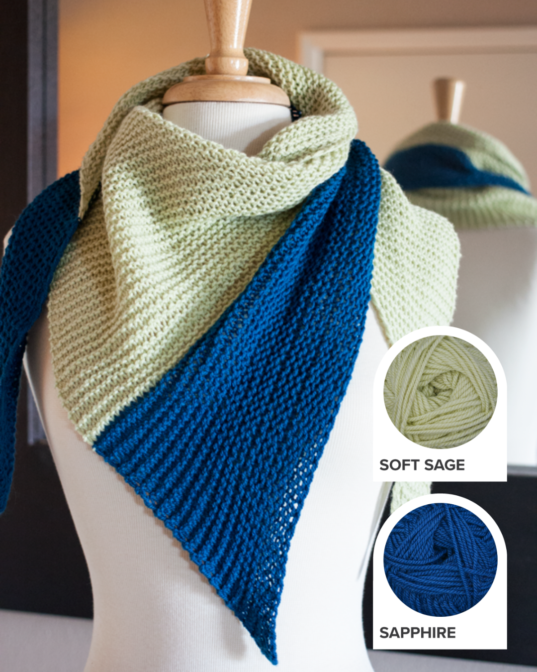 Mint Julep Shawl Yarn Kit