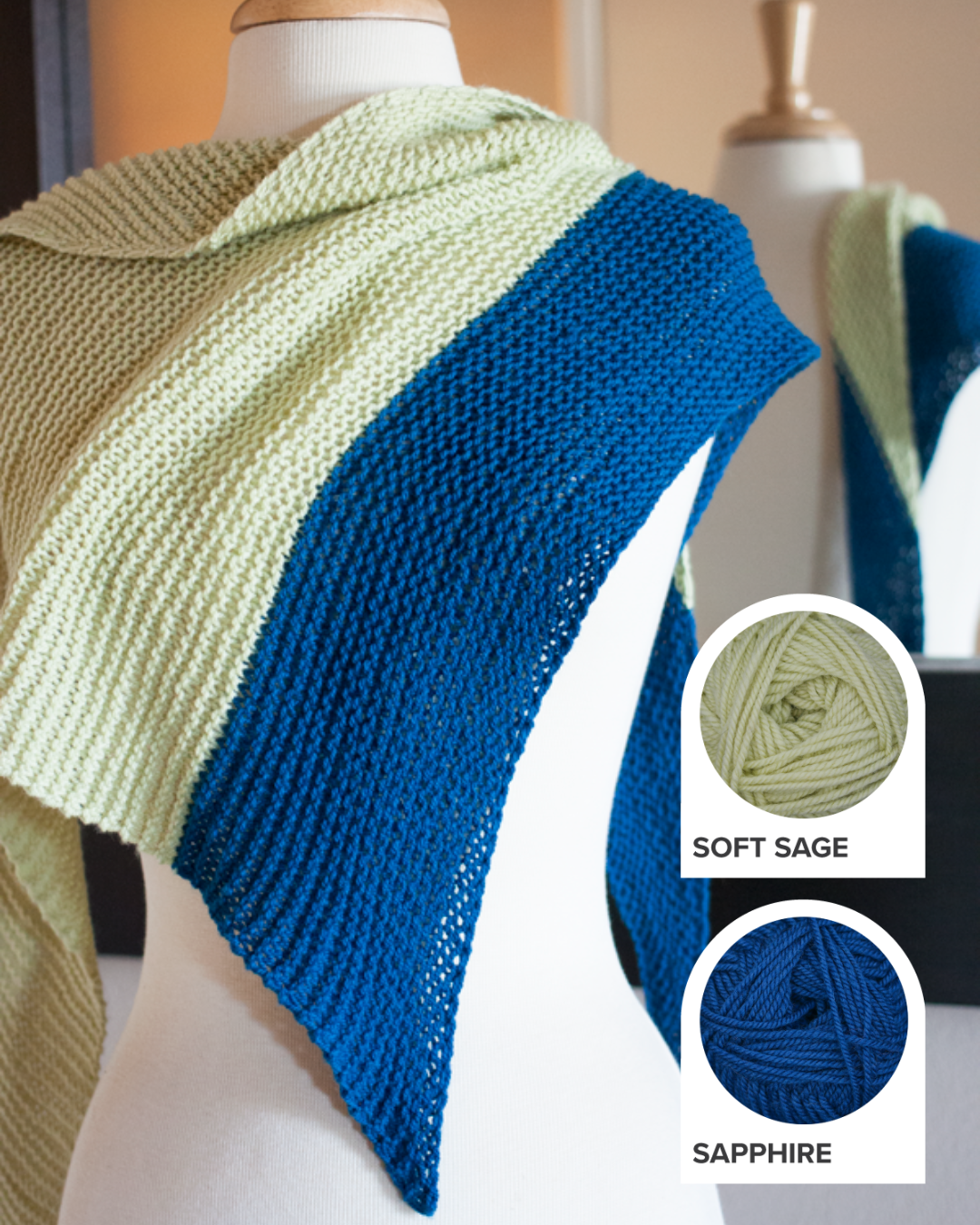 Mint Julep Shawl Yarn Kit