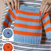 Fresh Squeezed Baby Pullover Sweater Yarn Kit