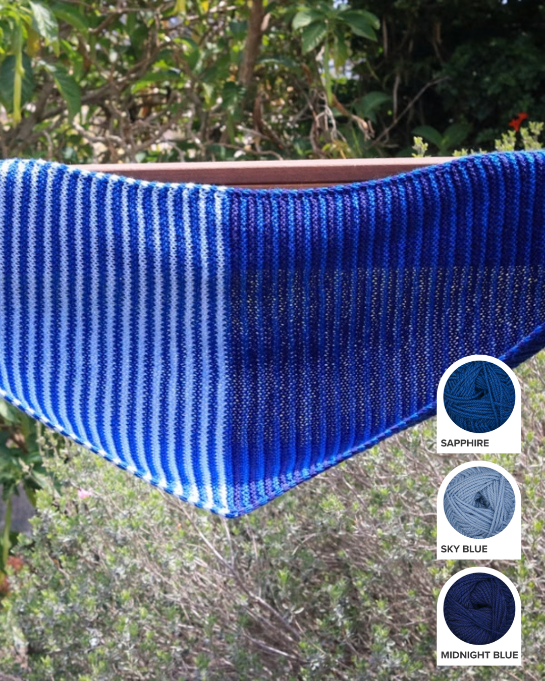 Phoenix Wrap Triangle Shawl Yarn Kit