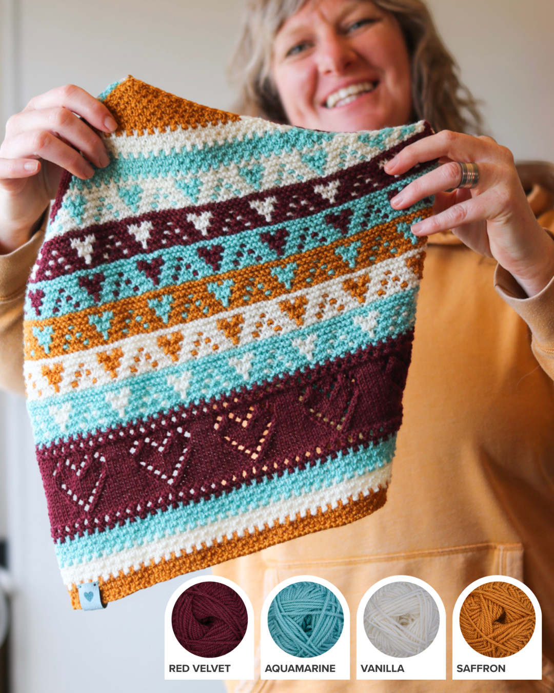 Ewe Heart Cowl Yarn Kit