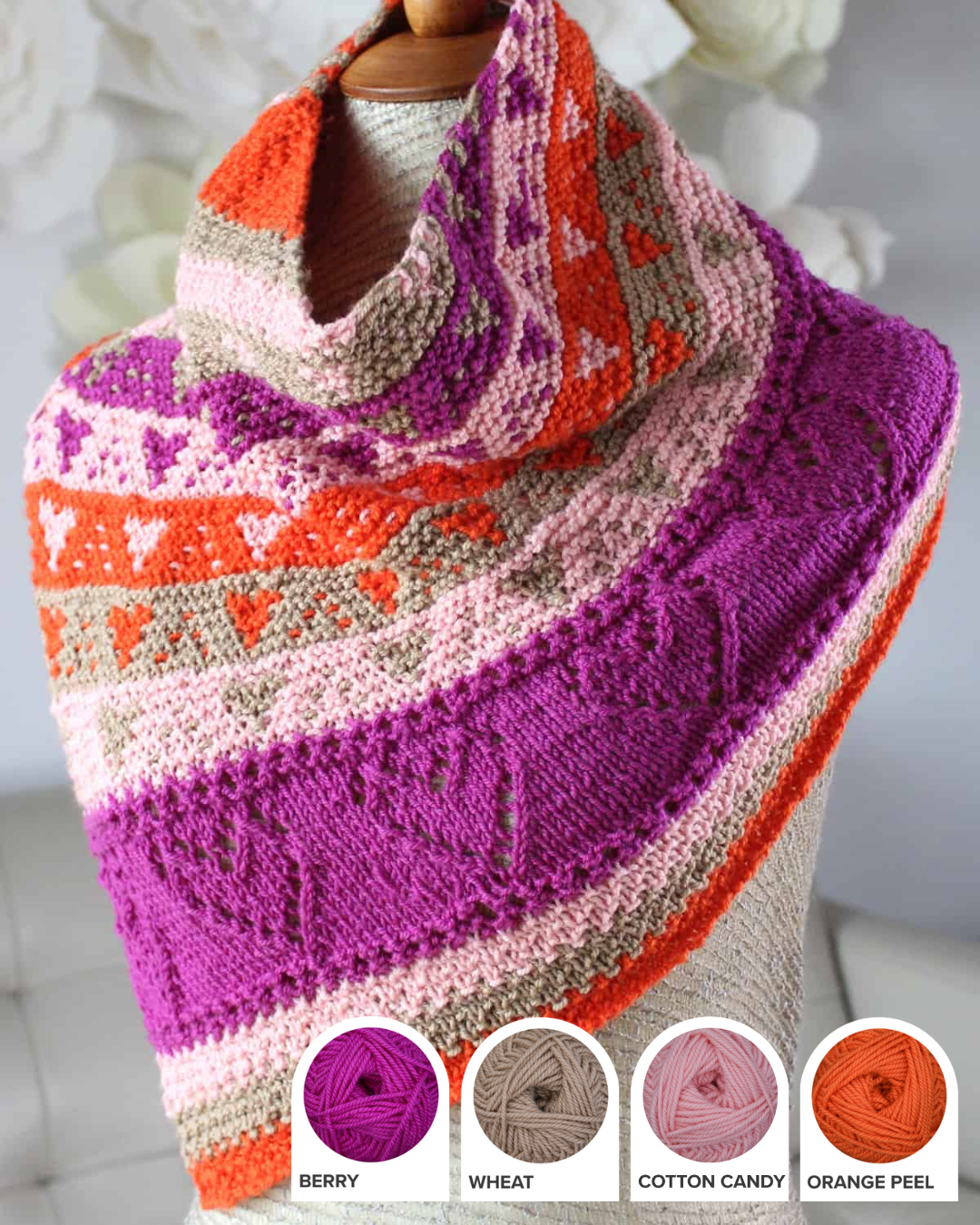 Ewe Heart Cowl Yarn Kit