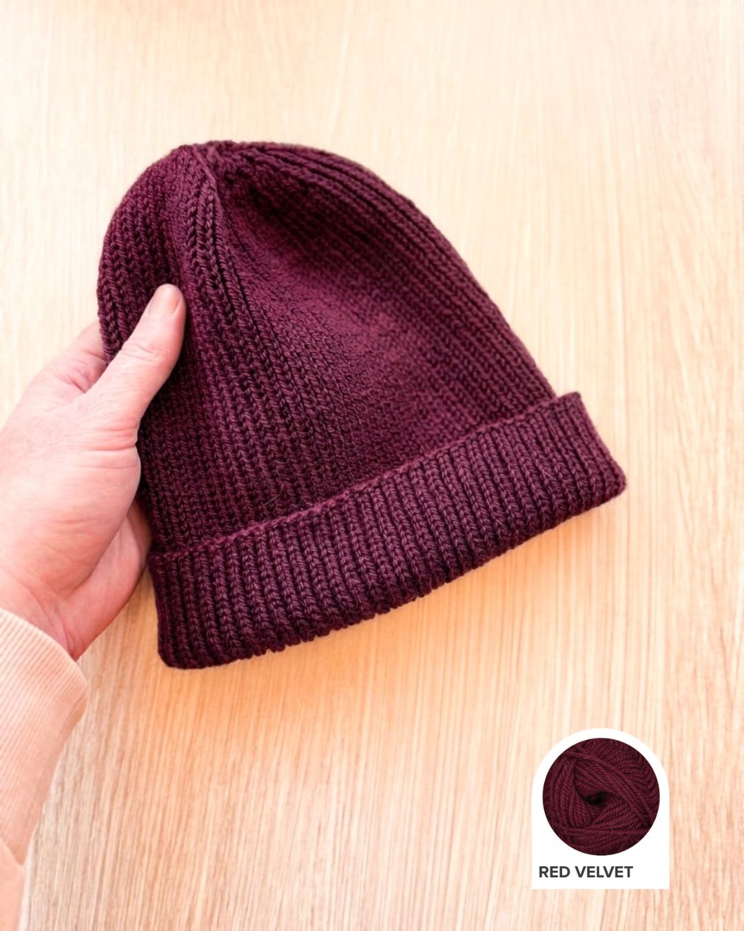 Burnout Beanie Yarn Kit
