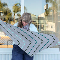 Bubbly Shawl Knitting Pattern – Sport Weight Shawl with Short Row Bubbles