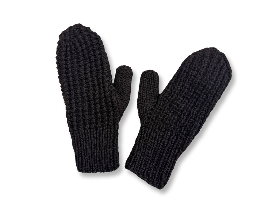 Roxana Reversible Beanie, Scarf, and Mitts FREE PDF Knitting Pattern