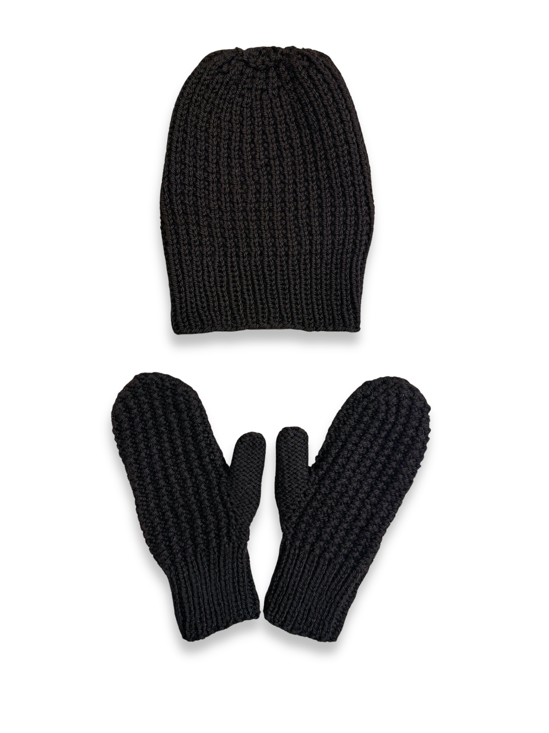 Roxana Reversible Beanie, Scarf, and Mitts FREE PDF Knitting Pattern