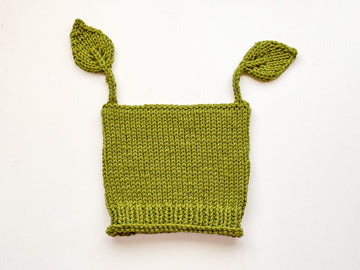 Petal & Leaf Hat PDF Knitting Pattern