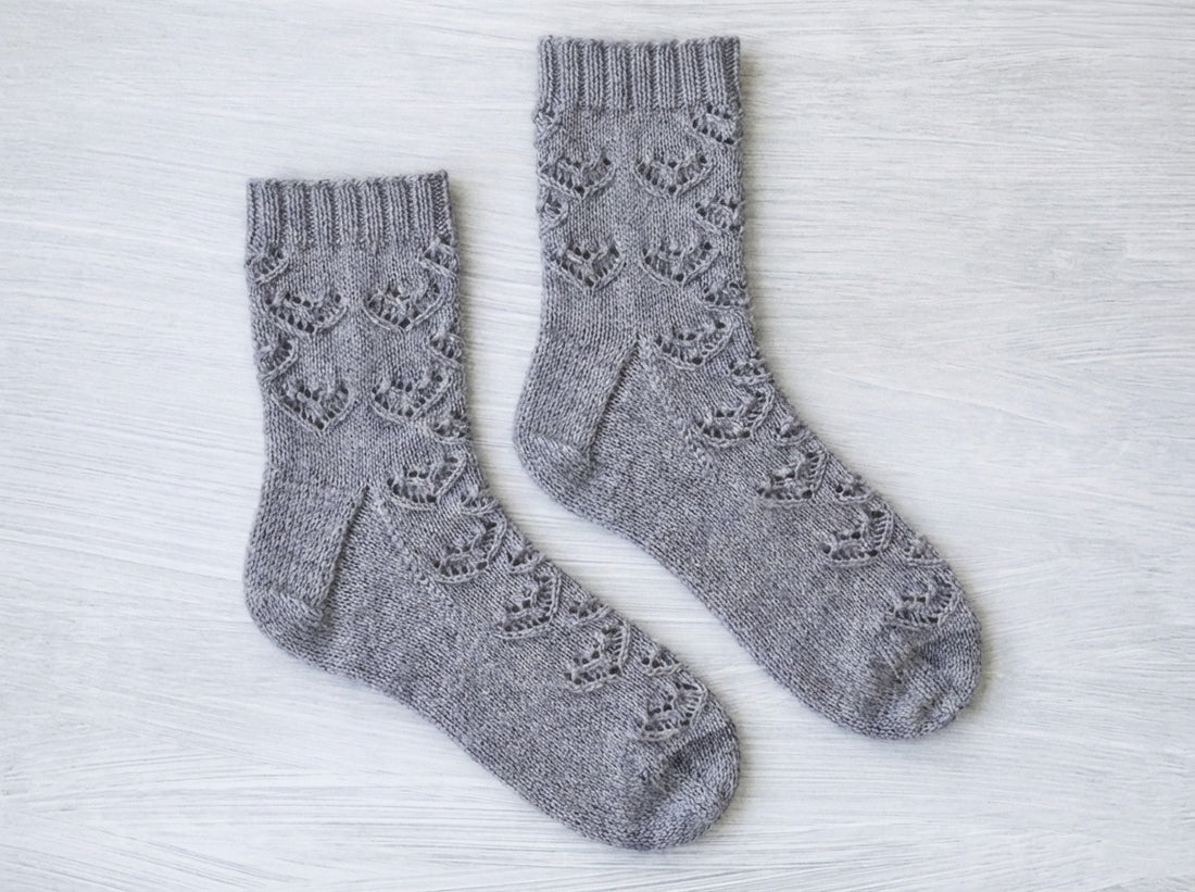 Ewe Heart Socks PDF Knitting Pattern