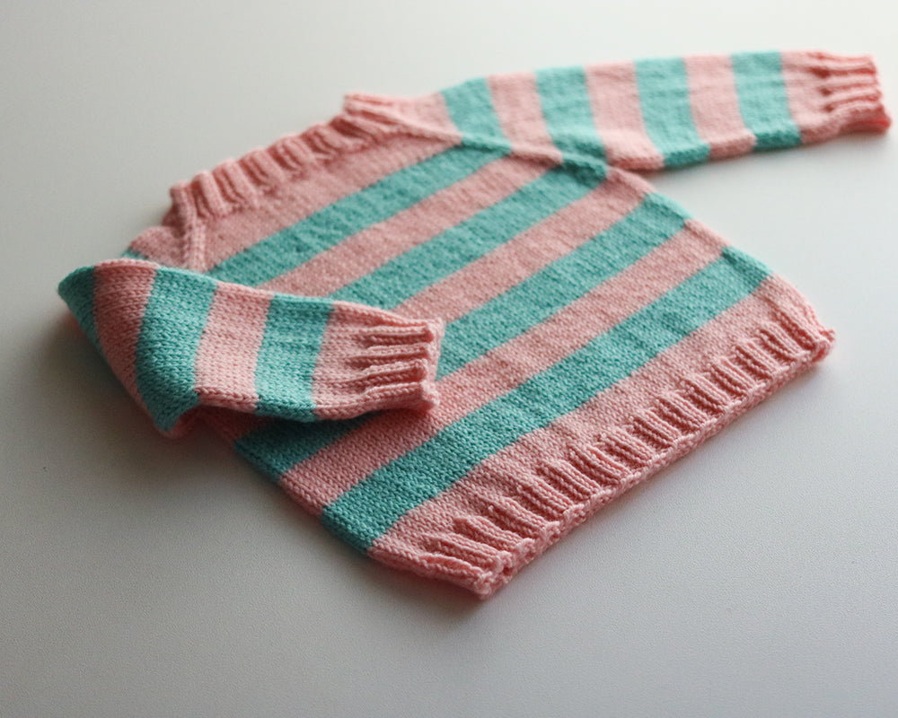 Cuddle Fluff Baby Pullover Sweater Yarn Kit