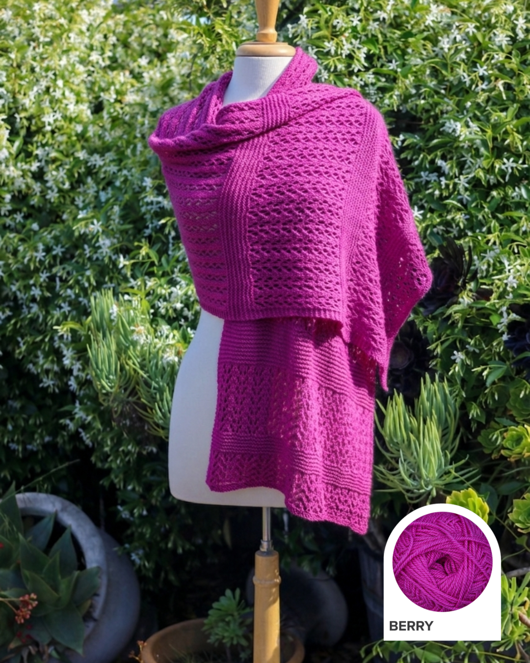 Sweet Jasmine Shawl Yarn Kit