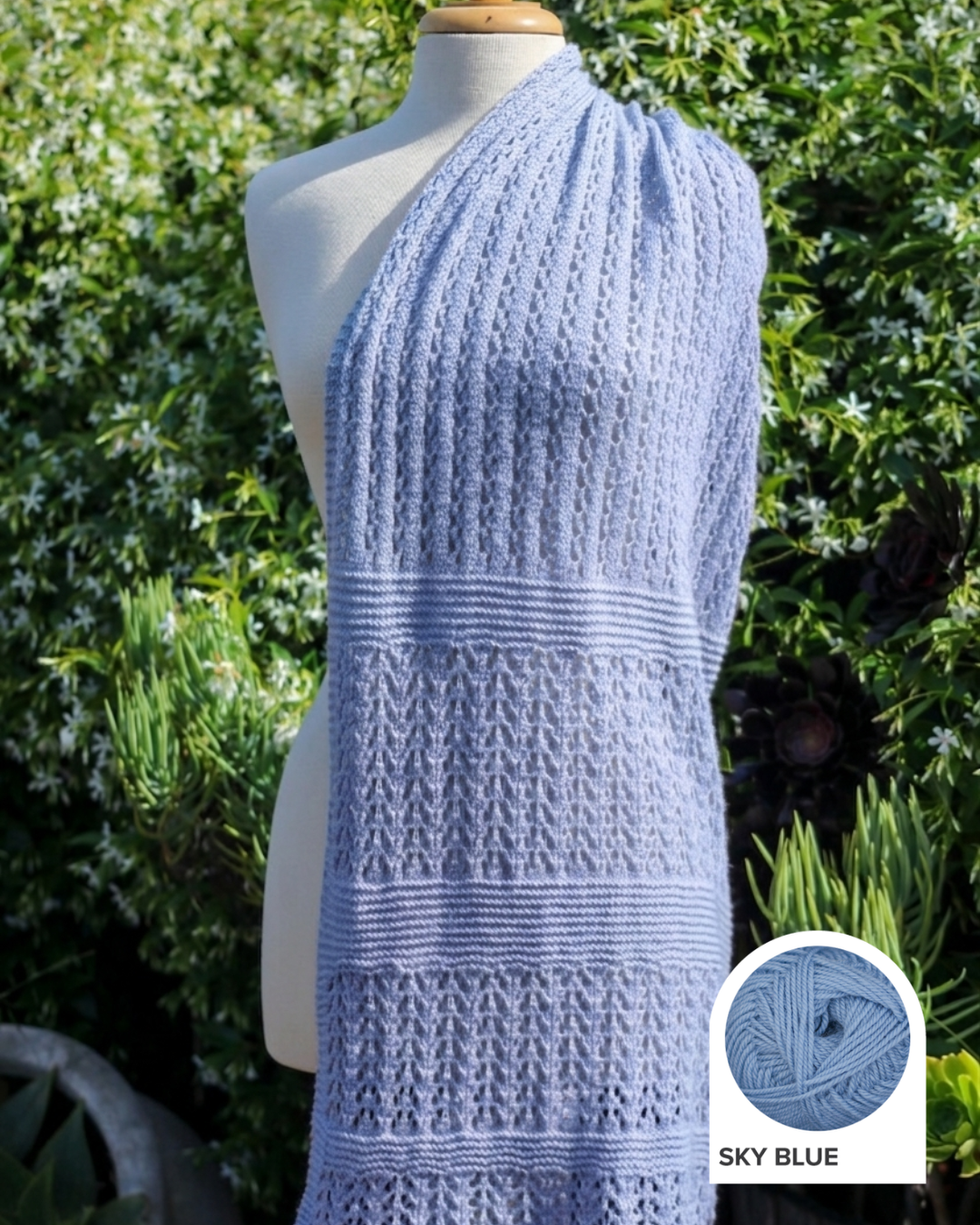 Sweet Jasmine Shawl Yarn Kit