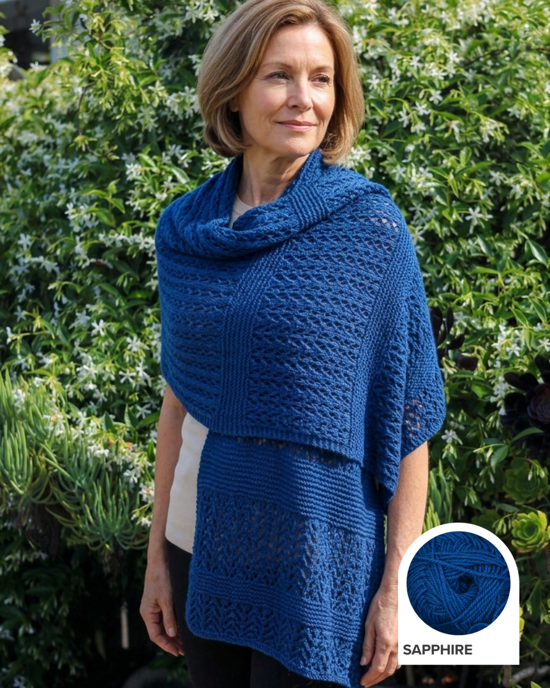Sweet Jasmine Shawl Yarn Kit