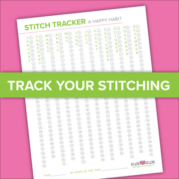 Knitting and Crochet Habit Tracker FREE Printable