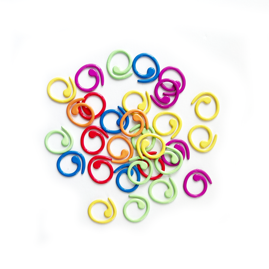 Spiral Stitch Markers for Knitting and Crochet Projects
