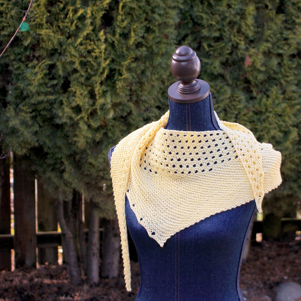 Elevensies Shawl Knitting Pattern PDF