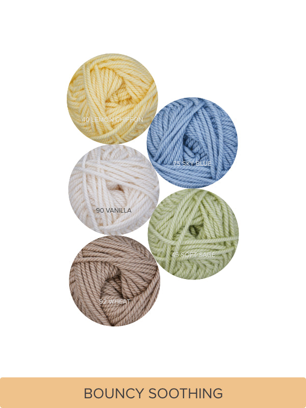 Big Bouncy Baby Blanket Yarn Kit
