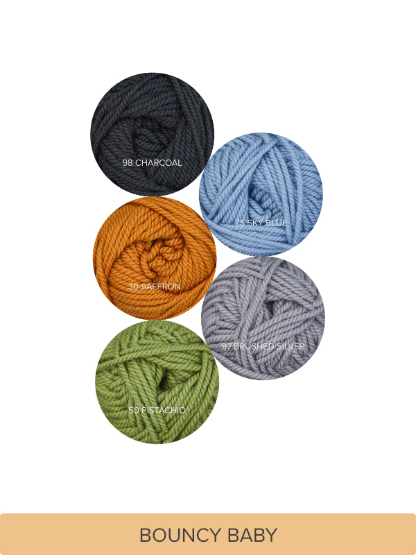 Big Bouncy Baby Blanket Yarn Kit