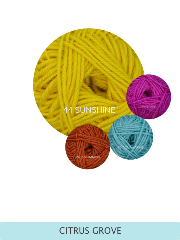 Bubbly Shawl Knitting Kit – Sport Weight Shawl Yarn Kit
