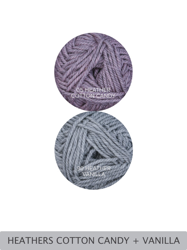 Easy Twisted Rib Beanie Yarn Knitting Kit