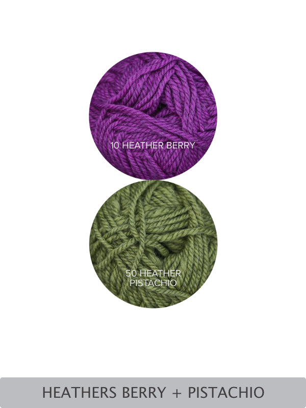 Easy Twisted Rib Beanie Yarn Knitting Kit