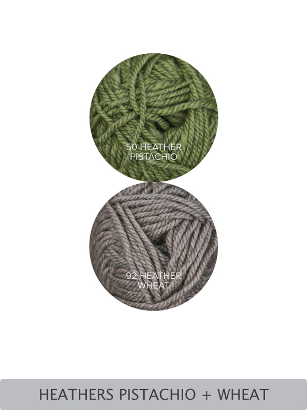 Easy Twisted Rib Beanie Yarn Knitting Kit