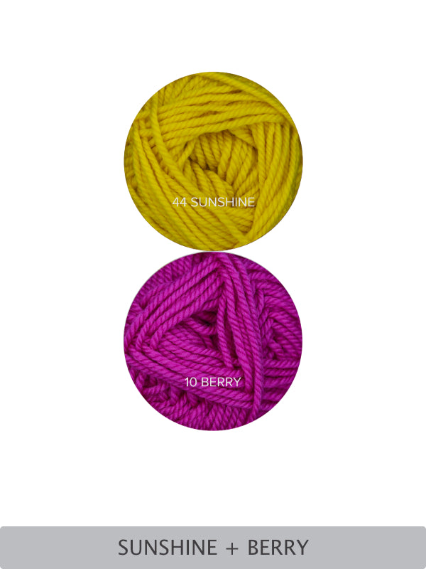 Easy Twisted Rib Beanie Yarn Knitting Kit