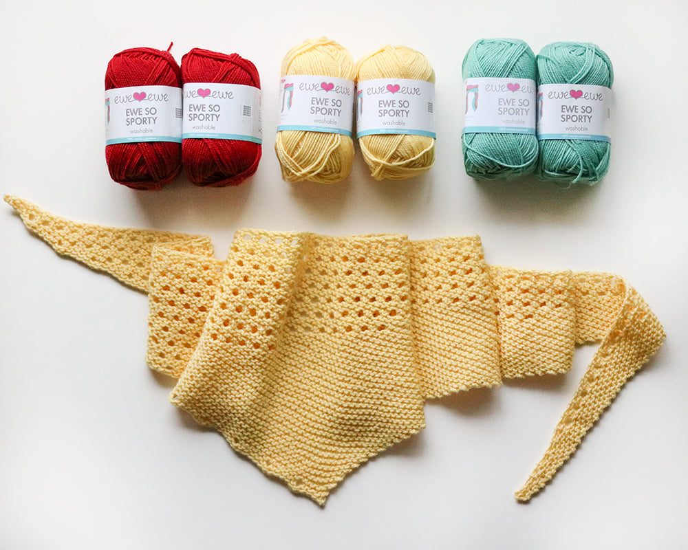 Elevensies Shawl Sport Weight Yarn Kit