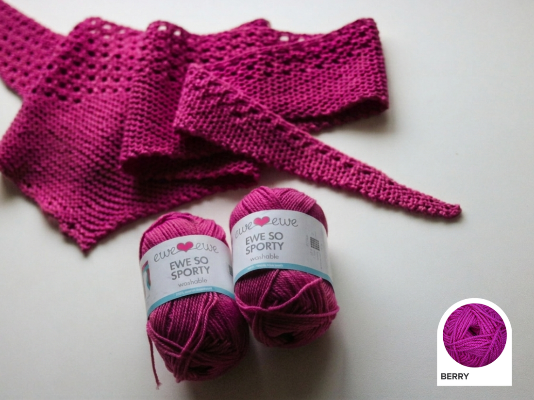 Elevensies Shawl Sport Weight Yarn Kit