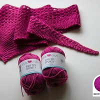Elevensies Shawl Sport Weight Yarn Kit