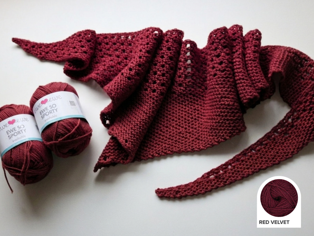 Elevensies Shawl Sport Weight Yarn Kit