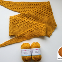Elevensies Shawl Sport Weight Yarn Kit