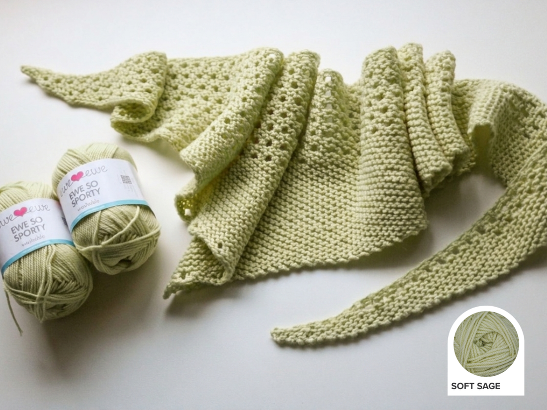 Elevensies Shawl Sport Weight Yarn Kit