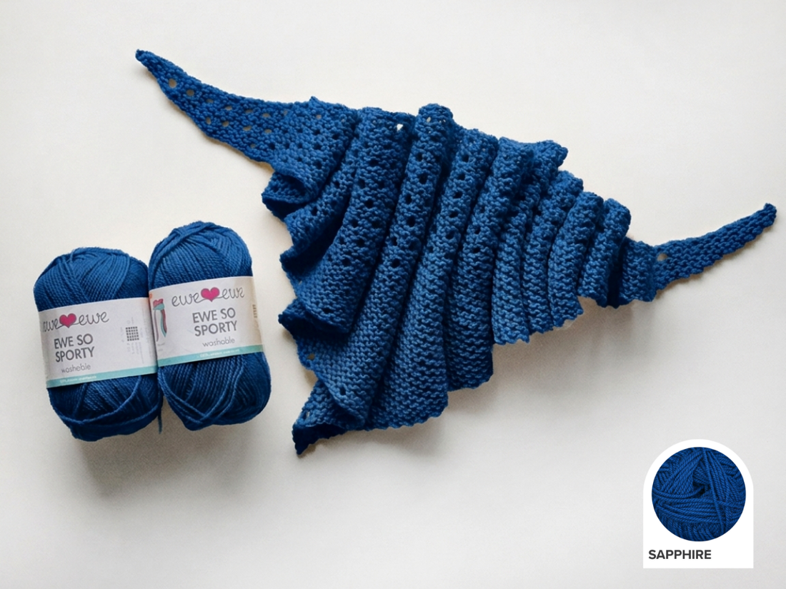 Elevensies Shawl Sport Weight Yarn Kit