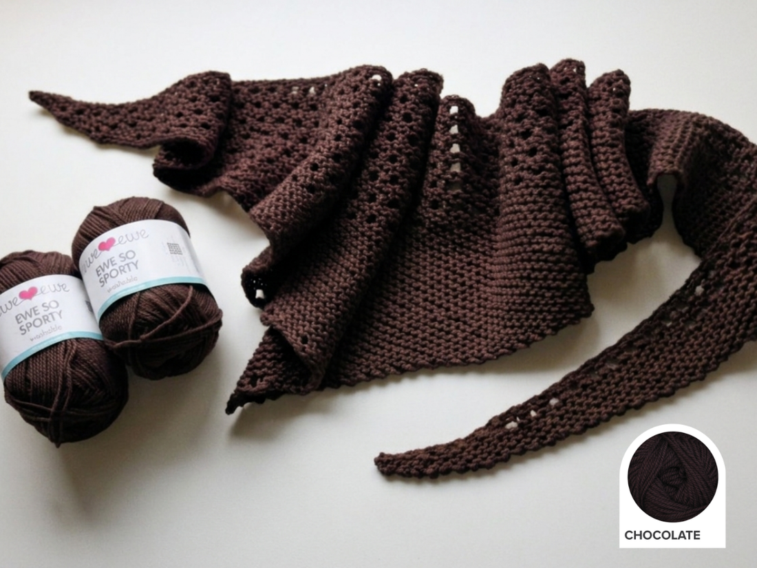 Elevensies Shawl Sport Weight Yarn Kit