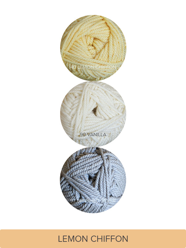 Little Coffee Bean Bulky Baby Cardigan Yarn Kit