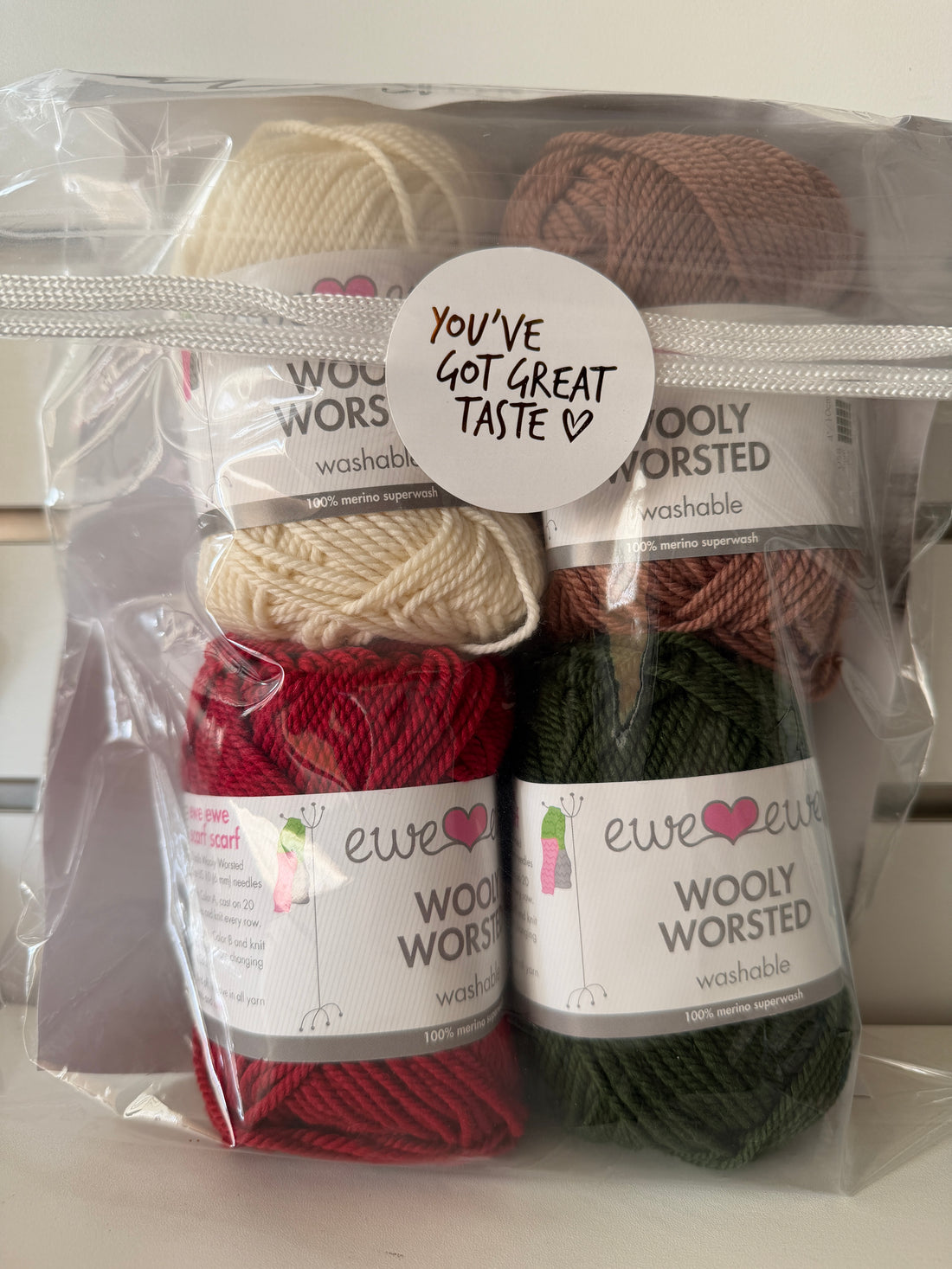 Me and The Tree Stocking Cap and Ornament Yarn Kit SoCal Fiber Fair