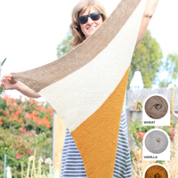Neonpolitan Shawl Yarn Kit