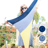 Neonpolitan Shawl Yarn Kit