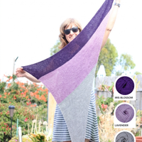 Neonpolitan Shawl Yarn Kit