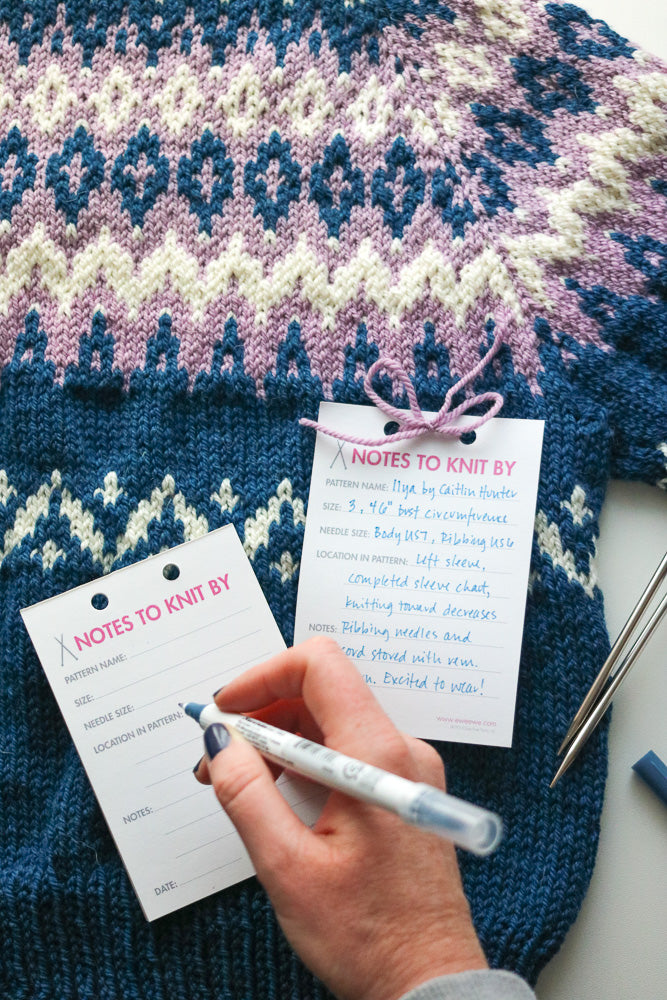 Notes To Knit By Knitting Notepads