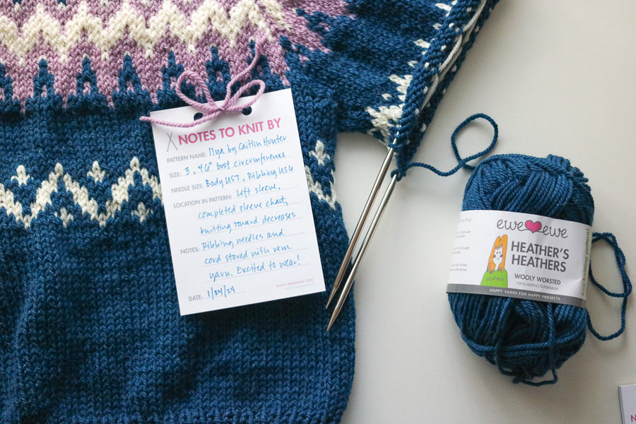 Knitting Pattern Notes Template Notes To Knit By Knitting Notepads – Ewe Ewe Yarns